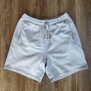 Adidas Light Blue Sweat Shorts - size Medium